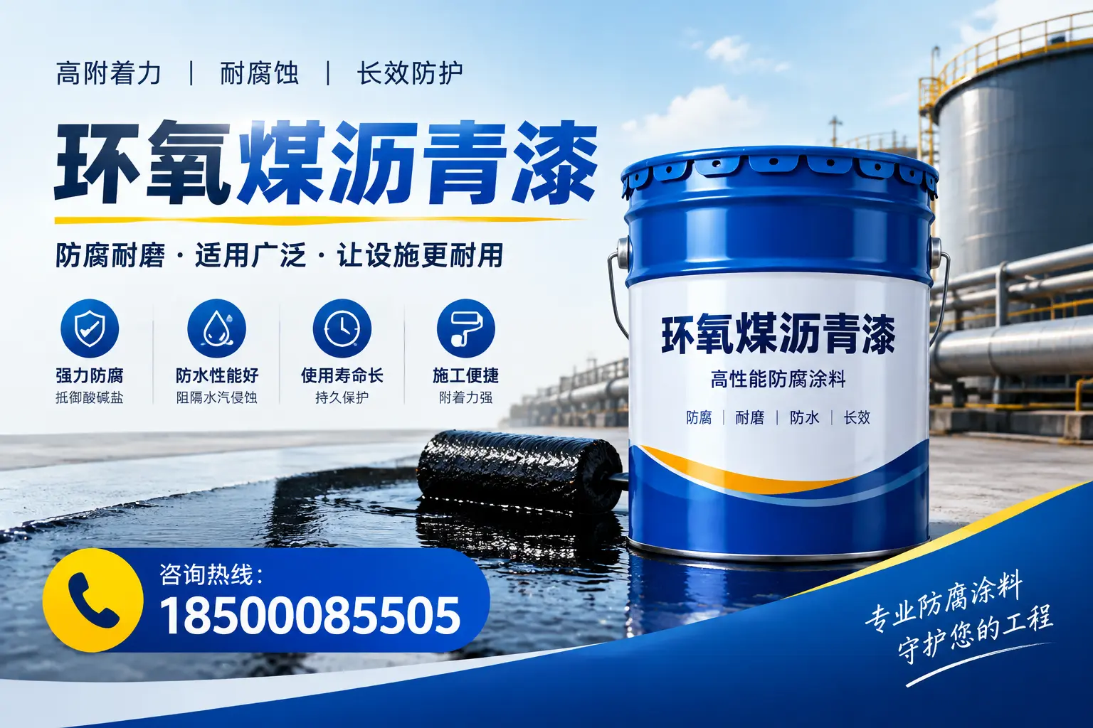 环氧煤沥青漆与其他涂料的对比分析,助力定安企业决策