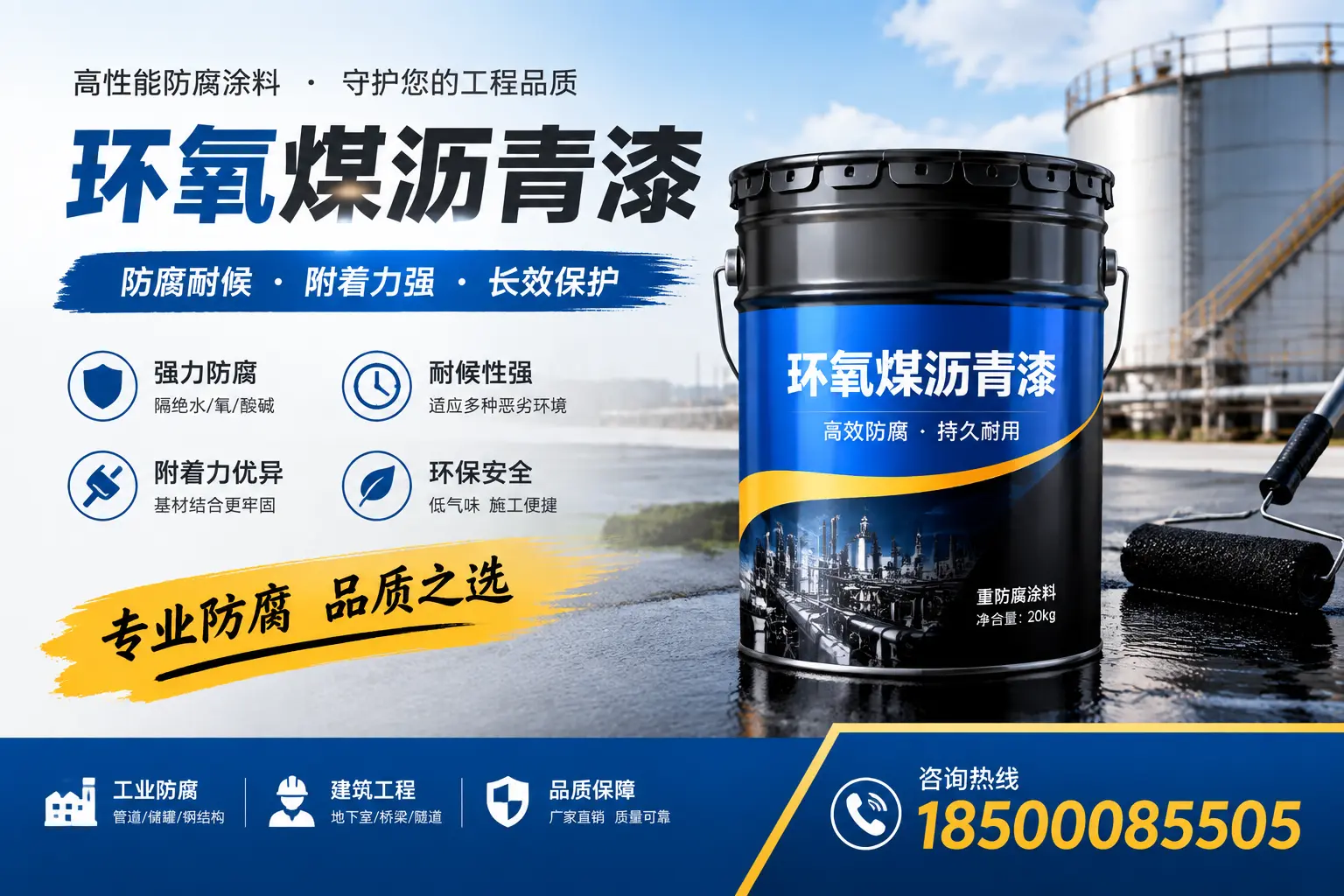 如何选择适合的环氧煤沥青漆?定安市场选型指南